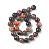 Natural Multi-Color Agate Beads Strands G-A261-B06-14mm-3