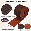 2M Flat AB Grade Cowhide Leather Cord AJEW-WH0479-73G-04-2