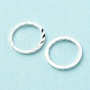 Brass Linking Rings KK-F831-018C-S-RS-4