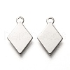 Non-Tarnish 201 Stainless Steel Charms STAS-O134-06P-1