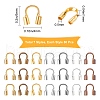 SUNNYCLUE 560Pcs 7 Colors  Brass Wire Guardian and Protectors KK-SC0002-45-2