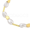 Rack Plating Brass and ABS Imitation Pearl Bracelets BJEW-B106-12G-2
