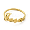 Ion Plating(IP) 201 Stainless Steel Finger Rings RJEW-G278-35G-2