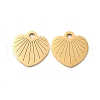 201 Stainless Steel Pendants STAS-K251-059G-1