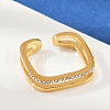 304 Stainless Steel Micro Pave Cubic Zirconia Cuff Rings RJEW-P153-02G-3