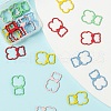 30Pcs 5 Colors Spray Painted Alloy Pendents FIND-LS0001-54-5
