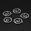 Non-Tarnish 201 Stainless Steel Charms STAS-N090-LA002-3