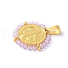 304 Stainless Steel Pendants KK-K399-01G-3