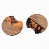 Resin & Walnut Wood Pendants RESI-S389-001A-A01-2
