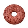 Natural Lava Rock Disc Big Pendants G-M203-11-1