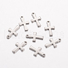 Non-Tarnish 304 Stainless Steel Tiny Cross Charms A-STAS-G076-10P-2