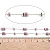 Handmade Glass Beads & Rhinestone Chains CHS-L028-01P-01-2