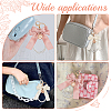 Beebeecraft 2Pcs 2 Colors Polyester Keychains KEYC-BBC0001-04A-6