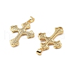 Brass Micro Pave Cubic Zirconia Pendants KK-R229-10G-D-2
