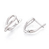 Brass Hoop Earring Findings KK-N267-27P-2