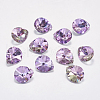 Faceted K9 Glass Rhinestone Charms RGLA-F053-A-001VL-1