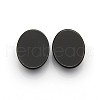 Natural Dyed & Heated Black Agate Cabochons X-G-P023-12-2