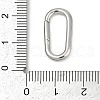 Brass Spring Gate Rings KK-S527-01P-B-3