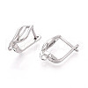 Brass Hoop Earring Findings KK-N267-28P-2