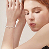 Unicraftale 40Pcs 2 Colors Brass Linking Rings KK-UN0003-30-6