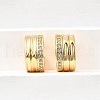 Brass Micro Pave Clear Cubic Zirconia Cuff Earrings EJEW-F370-18G-4