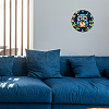 MDF Printed Wall Clock HJEW-WH0058-032-7