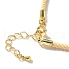 Nylon Milan Cord Necklace Making MAK-M028-01G-04-3
