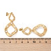 304 Stainless Steel Nuggets Dangle Stud Earrings EJEW-S265-02G-5