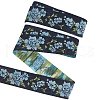 7M Ethnic Style Embroidery Polyester Ribbons OCOR-WH0093-16-1