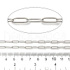 Tarnish Resistant 304 Stainless Steel Paperclip Chains STAS-F260-04P-2