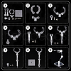 Plastic Model Assembled Action Figure Display Holders ODIS-WH0038-95C-3