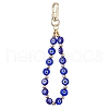 5Pcs 5 Colors Evil Eye Handmade Lampwork Beads Pendant Decoration HJEW-JM02328-4