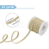 WADORN 24 Yards Flat Metallic Polyester Elastic Cord OCOR-WR0001-15C-2