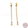 925 Sterling Silver Chain Extenders STER-D036-41AG-3