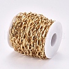 Ion Plating(IP) 304 Stainless Steel Paperclip Chains CHS-F009-02B-G-4