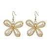 304 Stainless Steel Dangle Earrings EJEW-MZ00377-2
