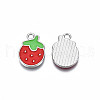 Rack Plating Alloy Enamel Pendants PALLOY-S139-016-3