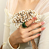 Fashionable 304 Stainless Steel & Glass Finger Rings for Women FS-WG90577-15-1
