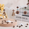 SOFPLATE 50Pcs Wood Stud Earring Finding FIND-SP0001-19A-4