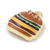 Food Series Alloy Enamel Pendants ENAM-Z010-04E-KCG-2
