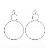 PVD Vacuum Plating 304 Stainless Steel Dangle Earrings EJEW-L237-02M-1