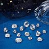 Unicraftale 40Pcs 4 Style 316 Surgical Stainless Steel Spacer Beads RB-UN0001-07-2