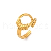 304 Stainless Steel Open Cuff Ring RJEW-Z082-01F-G-4