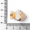 Flocky Opaque Resin Pendants RESI-G105-04D-3