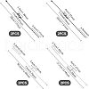Olycraft 8Pcs 4 Style Link Bracelet BJEW-OC0001-05-2