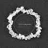 Valentines Day for Lovers Ideas Crystal Chips Stretch Bracelets X-BJEW-JB01308-07-2