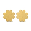 Ion Plating(IP) 304 Stainless Steel Stud Earrings EJEW-G400-41G-1