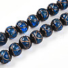 Handmade Gold Sand Lampwork Beads LAMP-N026-01D-1
