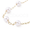 Vacuum Plating 304 Stainless Steel Beaded Necklaces NJEW-E064-02G-3