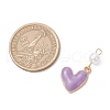 Alloy Enamel Pendants PALLOY-JF03907-2